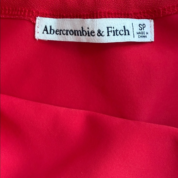 ABERCROMBIE & FITCH Red Maxi Dress Women’s size Small - Picture 10 of 16